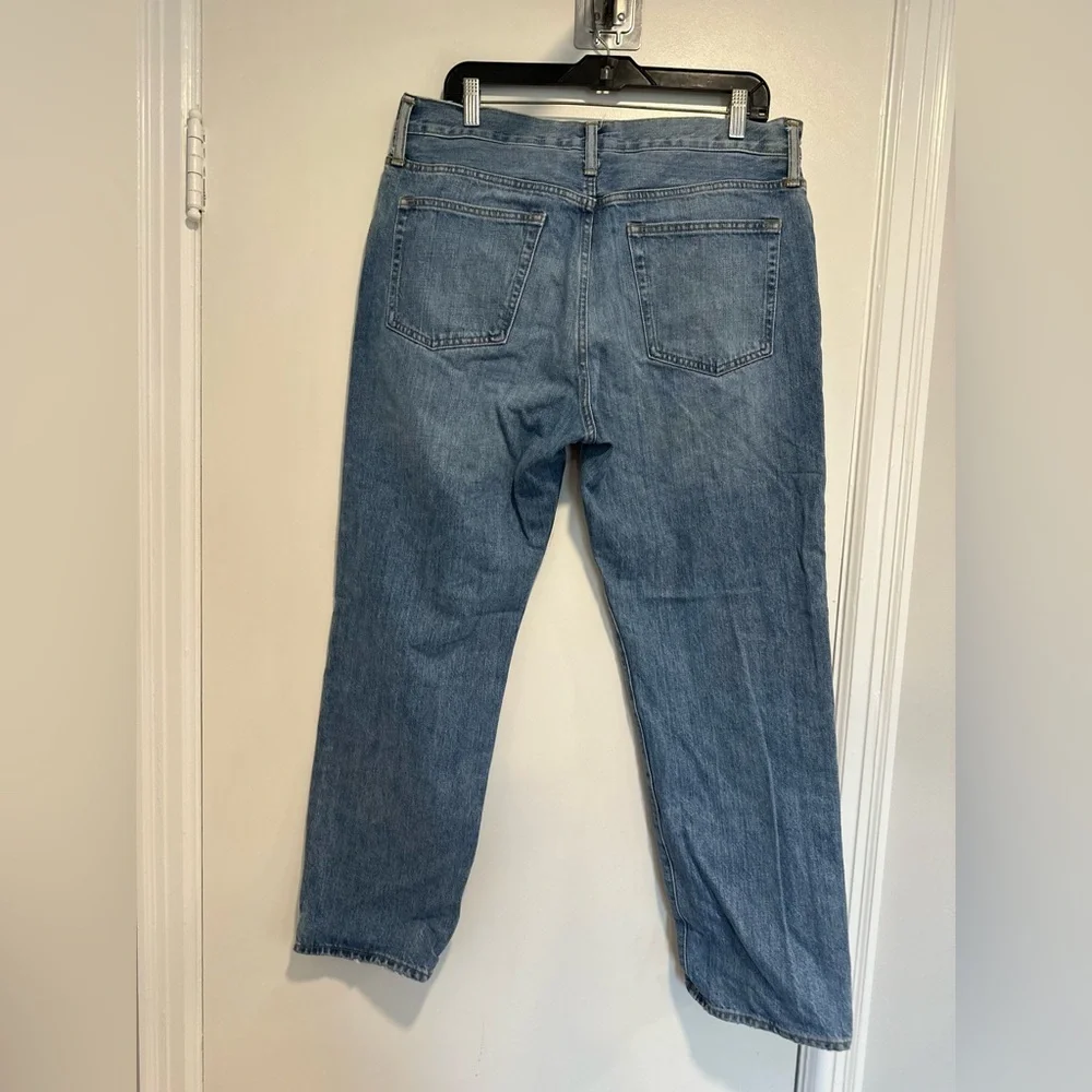 J. Crew Y2K style Classic Straight Jeans 34x30 Re-Imagined Medium Wash Baggy